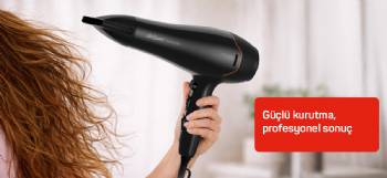 Arzum Ar5142 Hairstar Profesyonel Saç Kurutma Makinesi 2300 W, 2 Hız, 3 Isı Ayarı, Siyah