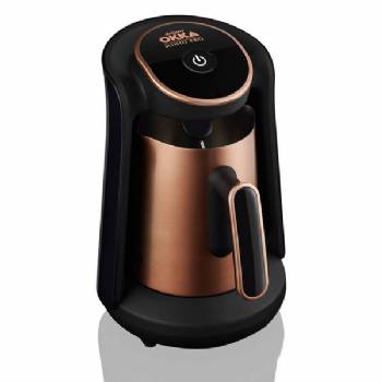 Arzum Okka Ok0010 Okka Minio Pro Türk Kahvesi Makinesi Taşma Onleyici Sistem, 4 Fincan Kapasiteli, Bakır