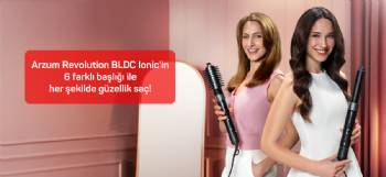 Arzum Ar5166 Revolution Bldc Ionic Hava Uflemeli Saç Sekillendirici 6 Farklı Başlıklı, 1500w, Siyah