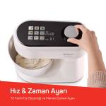 Arzum Ar1190 Gastroart Stand Mikser 1500w, 12 Hız Ayarı, Dahili Tartı ve Fermentasyon Ozelliği, Krem