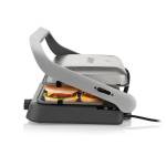 Arzum Ar2001 Tostçu Delux 1800 W Granit Tost Makinesi, Cift Taraflı Plaka, 180° Açılır Gövde, Inox