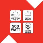 Arzum Ar4209 Magiclean Flex Dikey Sarjlı Süpürge 500 W, 60 Dk Kullanım, Siyah