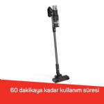 Arzum Ar4209 Magiclean Flex Dikey Sarjlı Süpürge 500 W, 60 Dk Kullanım, Siyah