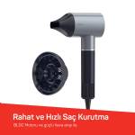 Arzum Ar5169 Revolution Profesyonel İyonlu Saç Kurutma Makinesi 1600w, Bldc Motoru, Platin Gri