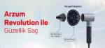 Arzum Ar5169 Revolution Profesyonel İyonlu Saç Kurutma Makinesi 1600w, Bldc Motoru, Platin Gri