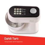 Arzum Ar1190 Gastroart Stand Mikser 1500w, 12 Hız Ayarı, Dahili Tartı ve Fermentasyon Ozelliği, Krem